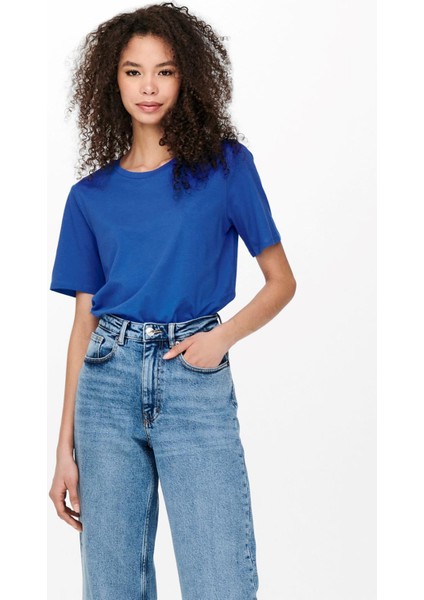 Kadın Basic T-Shirt - 15256961 Onlnew Only S/s Tee