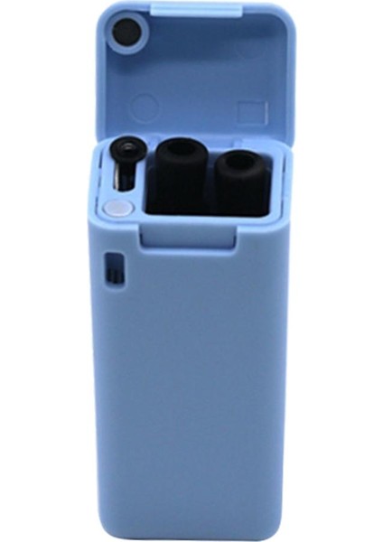 Kullanımlık Katlanabilir Paslanmaz Çelik Saman Açık Taşınabilir Saman Mavi