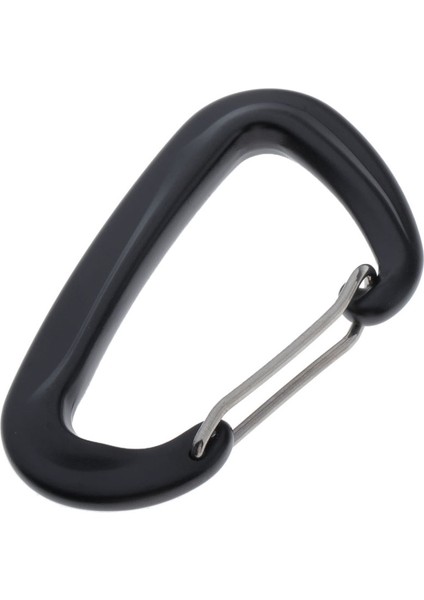 Carabiner Anahtarlık Tokaları Vida Kapısı Kamp Yürüyüş Black Için Dayanıklı (Yurt Dışından)