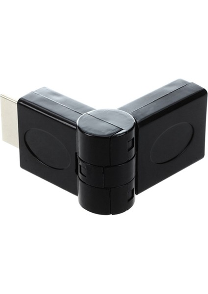 1x HDMI Sağ Açı Erkek Kadın 90-180 Derece Adaptör Kablosu Kurşun Konnektörü fiyatları