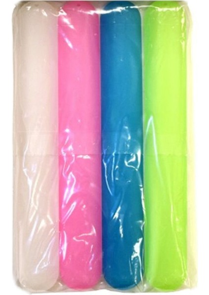 Paket Diş Fırçası Tutacağı Seyahat Kamp Kapak Tüpü Plastik Kutu Seti!!