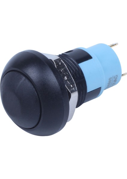 On-Off Mandal Suya Dayanıklı 12MM Basmalı Düğme Anahtarı Spst 2A IP67, Siyah fırsatları