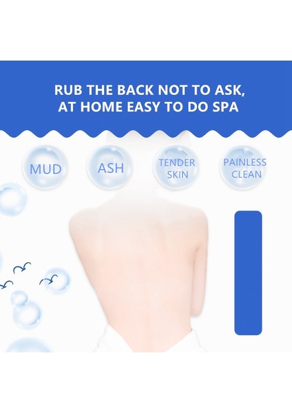 Silikon Jel Ovma Banyo Fırçası Şeridi Masaj Sırt Ovaları Banyo Bandı Artefakt Kül Morunu Ovuşturun modelleri