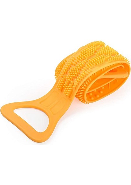 Srıwen 2020 Turuncu Silikon Banyo Vücut Fırçası, Peeling Uzun Silikonlu Sırt Temizleyici, Temizlemesi Kolay, Iyi Köpürüyor, Çevre Dostu fiyatları