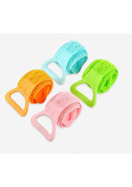 Srıwen 2020 Turuncu Silikon Banyo Vücut Fırçası, Peeling Uzun Silikonlu Sırt Temizleyici, Temizlemesi Kolay, Iyi Köpürüyor, Çevre Dostu modelleri