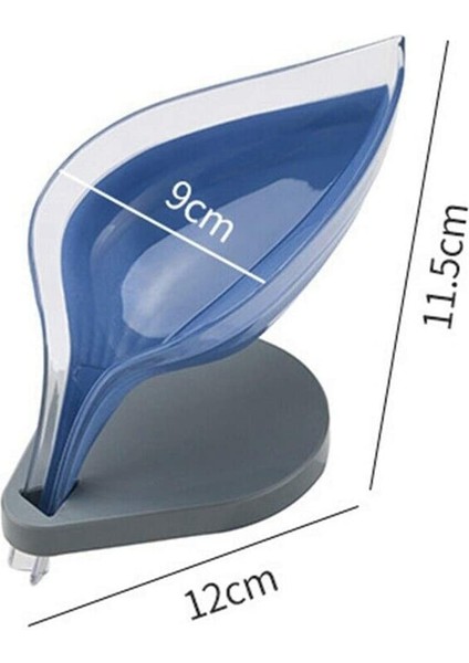 3 Adet Sabun Kutusu Tutucu Sabunluk Mutfak Banyo Duş Için Tahliye Tepsisi Sabun Barları Kuru Temiz Tutmak Sondaj Yok fırsatları