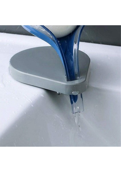 3 Adet Sabun Kutusu Tutucu Sabunluk Mutfak Banyo Duş Için Tahliye Tepsisi Sabun Barları Kuru Temiz Tutmak Sondaj Yok indirimleri