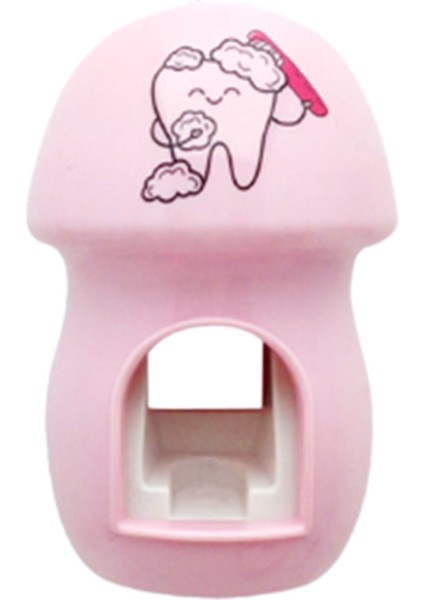 Srıwen 2020 Pembe Diş Fırçası Tutucu Otomatik Diş Macunu Dispenser Seti Çocuklar Eller Serbest Diş Macunu Sıkacağı Aile Tuvalet Banyo Için(Yurt Dışından)
