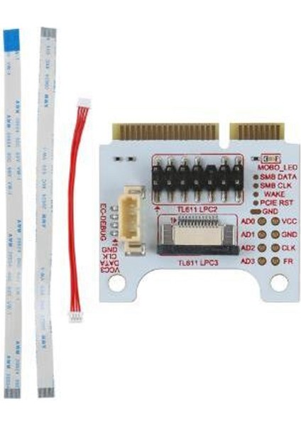 Mını Pcı-E Adaptör Kartı Pcıe Dönüşüm Kartı Anakart Teşhis Test Analiz Cihazı Test Cihazı Dizüstü Bilgisayar Için Hata Ayıklama Kartları