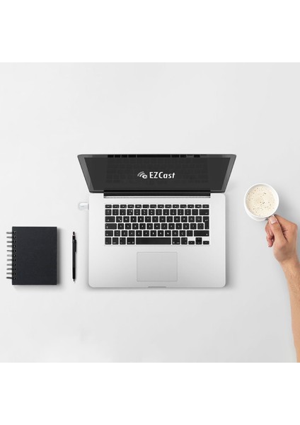 Ezcast Kablosuz USB Wifi Adaptörü - Beyaz (Yurt Dışından)