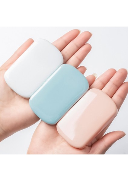 Flyeer 2020 2 Adet Pembe Seyahat Sabunu Kağıt Yıkama El Banyosu Temiz Kokulu Dilim Yaprak Tek Kullanımlık Kutulu Sabun Taşınabilir Mini Kağıt Sabun