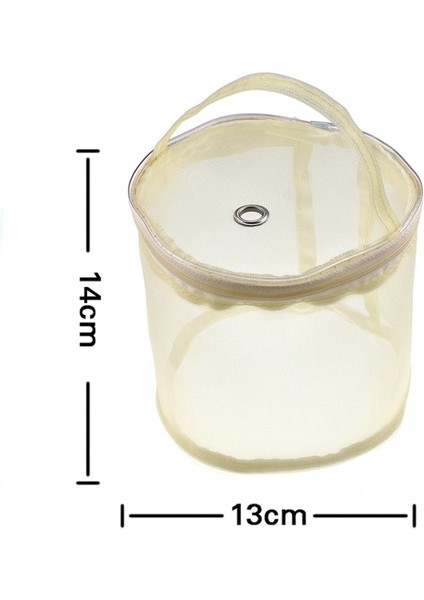 El Dokuma Aletleri Iplik Saklama Örgü Çantası Küçük Bej (Yurt Dışından)