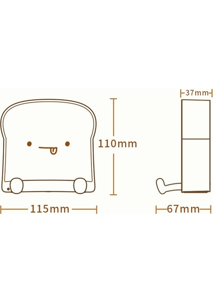 F-L-01 Tost Ekmeği Gece Lambası Obur (Yurt Dışından) fiyatları