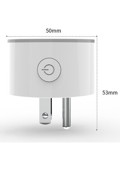 Wifi Akıllı Priz Rgb Kablosuz Güç Soketi Akıllı Yaşam / Tuya App Uzaktan Kumanda Alexa Google Home Au Tak Için Çalışmak modelleri