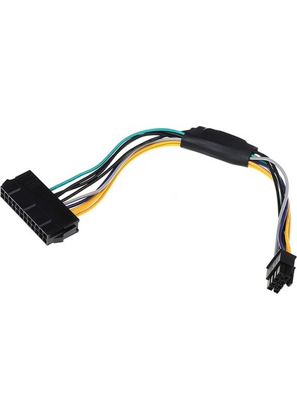 11.8 Inç 24P - 8p Atx Güç Kaynağı Kablosu Dell Optiplex 3020 7020 9020 T1700 Için 18AWG Pc Splitter Güç Uzatma Kablosu