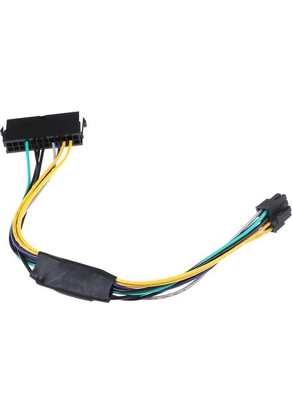 11.8 Inç 24P - 8p Atx Güç Kaynağı Kablosu Dell Optiplex 3020 7020 9020 T1700 Için 18AWG Pc Splitter Güç Uzatma Kablosu