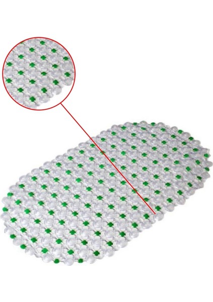 Tuvalet Yuvarlak Mat Temizleme Kaymaz Mat Banyo Çocuk Banyosu Düşme Önleyici Ayak Şeffaf El Yıkanabilir Mat Yeşil(Yurt Dışından) indirimleri
