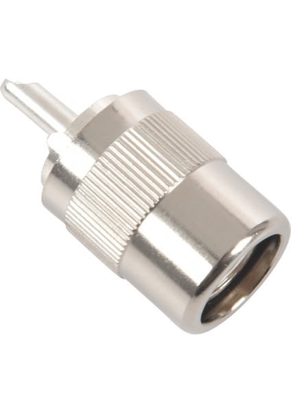 Uhf PL259 SO239 Erkek Çevirmeli Konnektör RFC400 Rg8 Rf Koaksiyel Adaptör Konnektörü, Gümüş