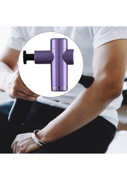 Mini Masaj Tabancası ile 5 Kafaları Abs Plastik Kas Vücut Spor Salonu Için Şarj Edilebilir Baoblaze indirimleri