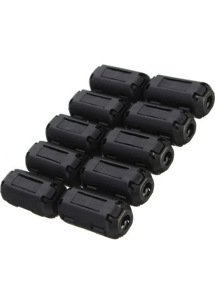 Yeni Araç 10X Siyah Kablo Tel Kelepçe Klipsi Rfı Emı Emc Gürültü Filtreleri Halka Ferrit Çekirdek Kılıf3.5mm fiyatları