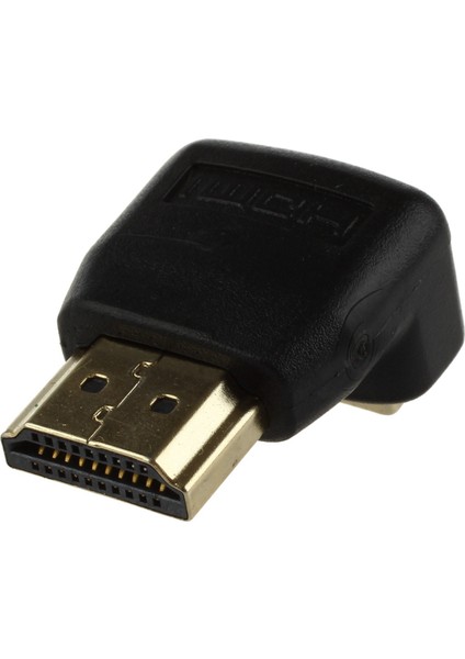 1 Adet HDMI Port Koruyucu (Erkek - Dişi) ve 1 Adet 3.5mm Erkek - Erkek Araba Aux Kablosu Stüdyo Ses Uzatma Bükülmüş Kablo (Sarı)