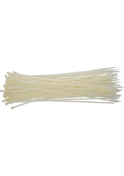 Kablo Bağları Sargılar / Zip Bağları, Beyaz 100PCS 400MM X5MM