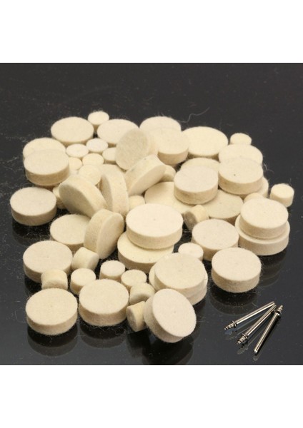 60 Adet Yumuşak Yün Keçe Parlatma Tekerleği Tampon Pedi Döner Aletler Için Dremel Mix Set(Yurt Dışından) fiyatları