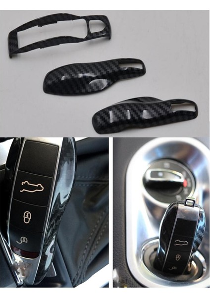 Uzaktan Anahtar Fob Krom Gümüş Kabuk Kapak Porsche Cayenne Macan 911 (Yurt Dışından)