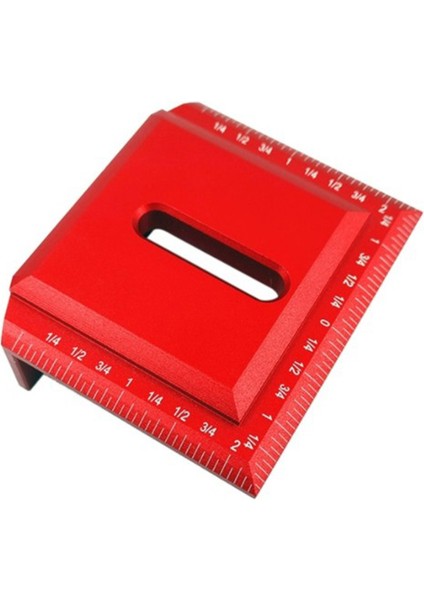 Scribe Mark Line Gauge Cetvel Kare Düzen Gönye 45 + 90 Derece Ölçme Aleti Dgz