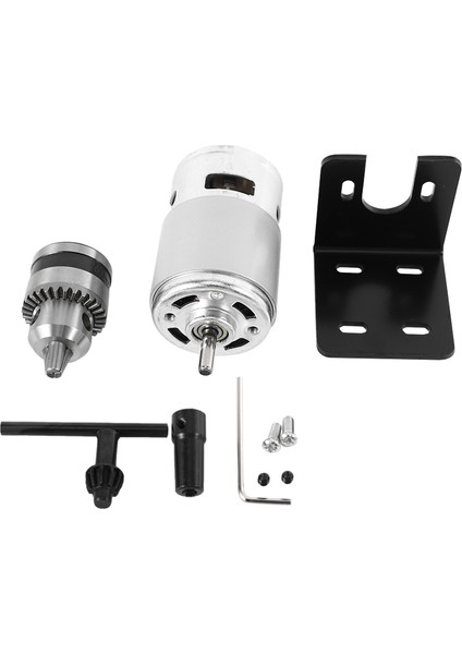 Dc 12-24V Torna Pres Minyatür El Matkap Chuck ve Montaj Braketi ile 775 Motor Diy Montaj Için 775 Dc Motor 10000RPM(Yurt Dışından)