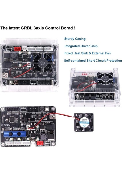 Guangdong Spirit Grbl 1.1 USB Bağlantı Noktası Cnc Oyma Makinesi Kontrol Kartı 3 Eksen Kontrolü, Çevrimdışı Kontrollü Oyma Makinesi Kartı(Yurt Dışından)