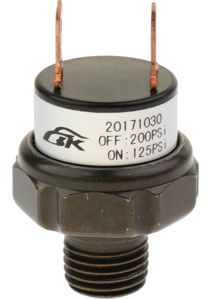 Hava Basıncı Anahtarı Boynuz Pompa Araç Parçaları Için 1/4 Konu Alaşımları 125-200PSI (Yurt Dışından)