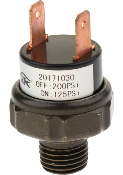 Hava Basıncı Anahtarı Boynuz Pompa Araç Parçaları Için 1/4 Konu Alaşımları 125-200PSI (Yurt Dışından)