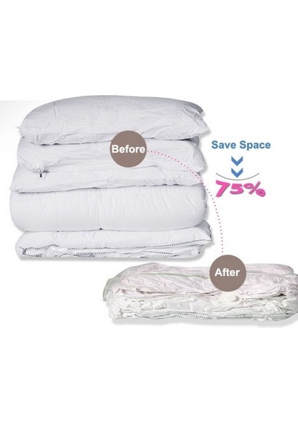 Pe + Pet Büyük Vakum Pompalama Sıkıştırma Torbaları Şeffaf (Yurt Dışından) fiyatları