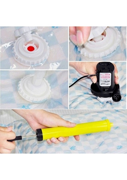 Pe + Pet Büyük Vakum Pompalama Sıkıştırma Torbaları Şeffaf (Yurt Dışından) modelleri