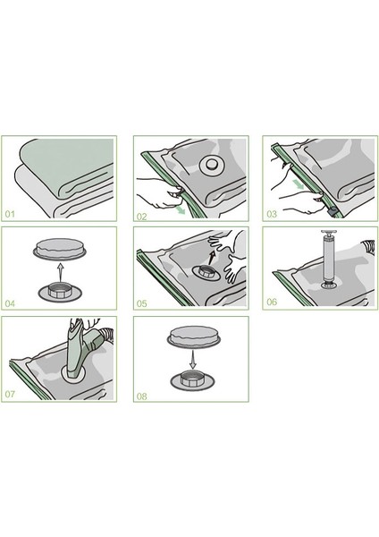 Pe + Pet Büyük Vakum Pompalama Sıkıştırma Torbaları Şeffaf (Yurt Dışından) fırsatları