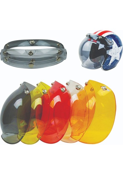 Modüler Kask Cami 3 Pinli Füme