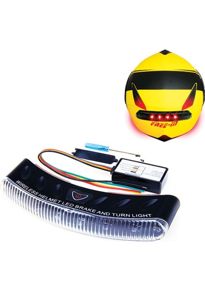 Kablosuz Kask Ikaz Stop LED