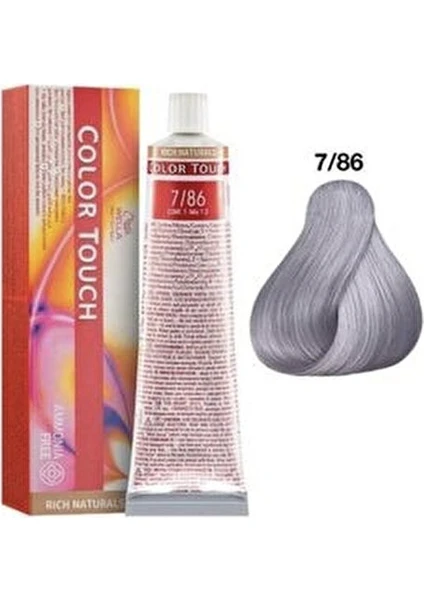 Color Touch Saç Boyası 7/86 Orta Sarı Inci Menekşe 60 ml