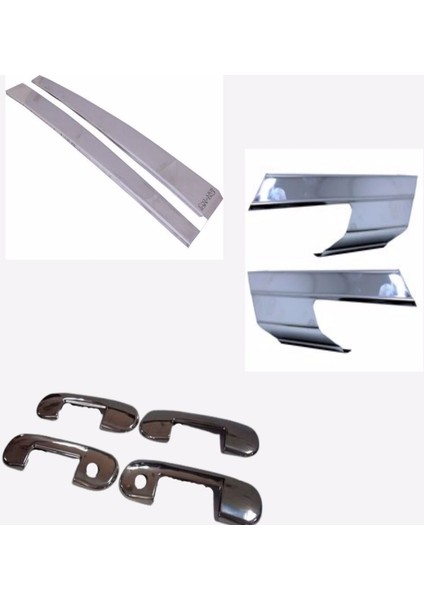 8 Parça Krom Set Yazısız no5