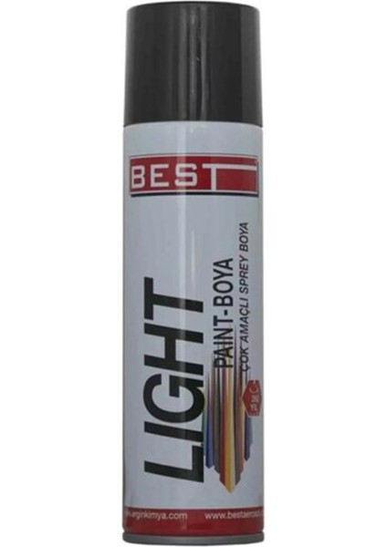 Light Sprey Boya Mat Siyah 250 ml