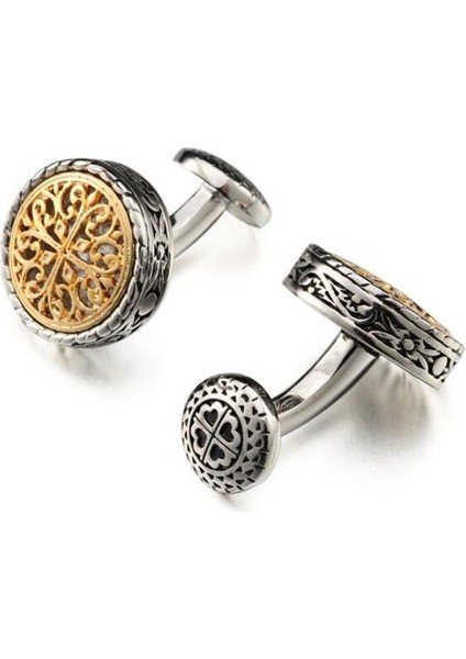 Erkek Lüks Takı Için Kol Düğmeleri Botones Decorativos Bijoux Homme Пуговицы Декоративные Hediye | Kravat Klipleri ve kol Düğmeleri (Yurt Dışından)