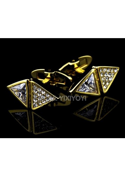 Benzersiz Zirkon Kristal Kol Düğmesi Erkek Takım Elbise Gömlek Düğme Metal Kol Düğmeleri Iş Adam Düğün Hediyesi Takı Için | Kravat Klipler ve kol Düğmeleri (Yurt Dışından)