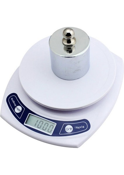 Elektronik Mutfak Ölçeği (1g ~ 7kg) Beyaz indirimleri