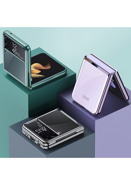 Samsung Galaxy Z Için Tpu + Kaplama Koruyucu Kılıf Flip3 5g Altın fiyatları