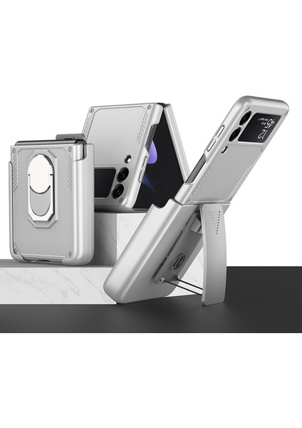 Zırh Durumda Samsung Galaxy Z Flip3 5g Gümüş Renk Için Arka Klip