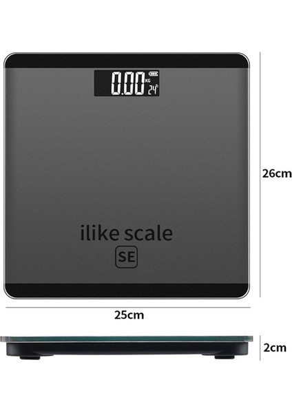 Insan Vücudu Akıllı Elektronik Ölçekli Alacakaranlık Gri