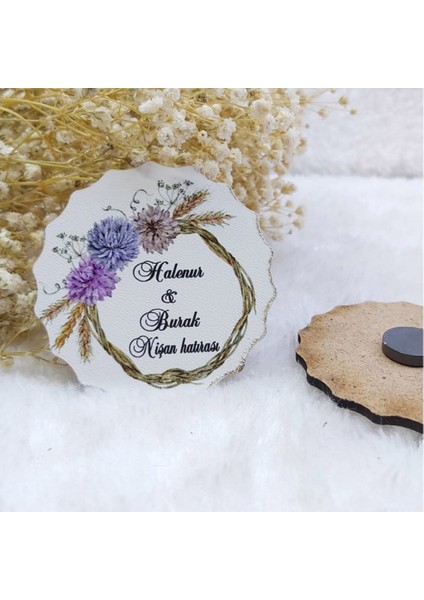 30 Adet Ucuz Ahşap Magnet