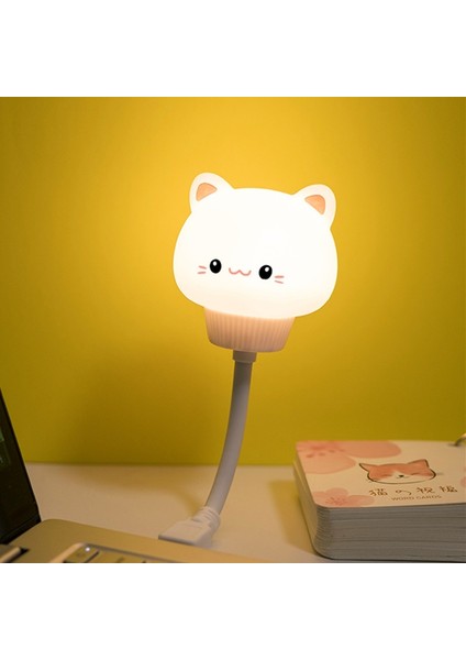 Usb Plug-In Mini Gece Işığı,Stil: Doğrudan Plug-In Kedi (Yurt Dışından)