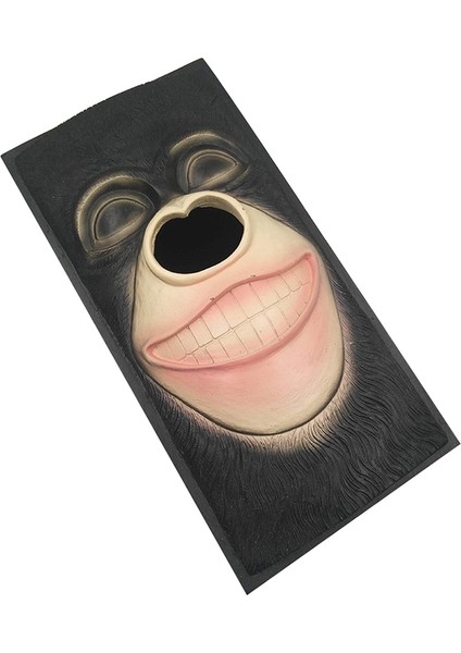 Orangutan Şekli Yaratıcı Ev Ofis Mendil Kutusu Siyah (Yurt Dışından)